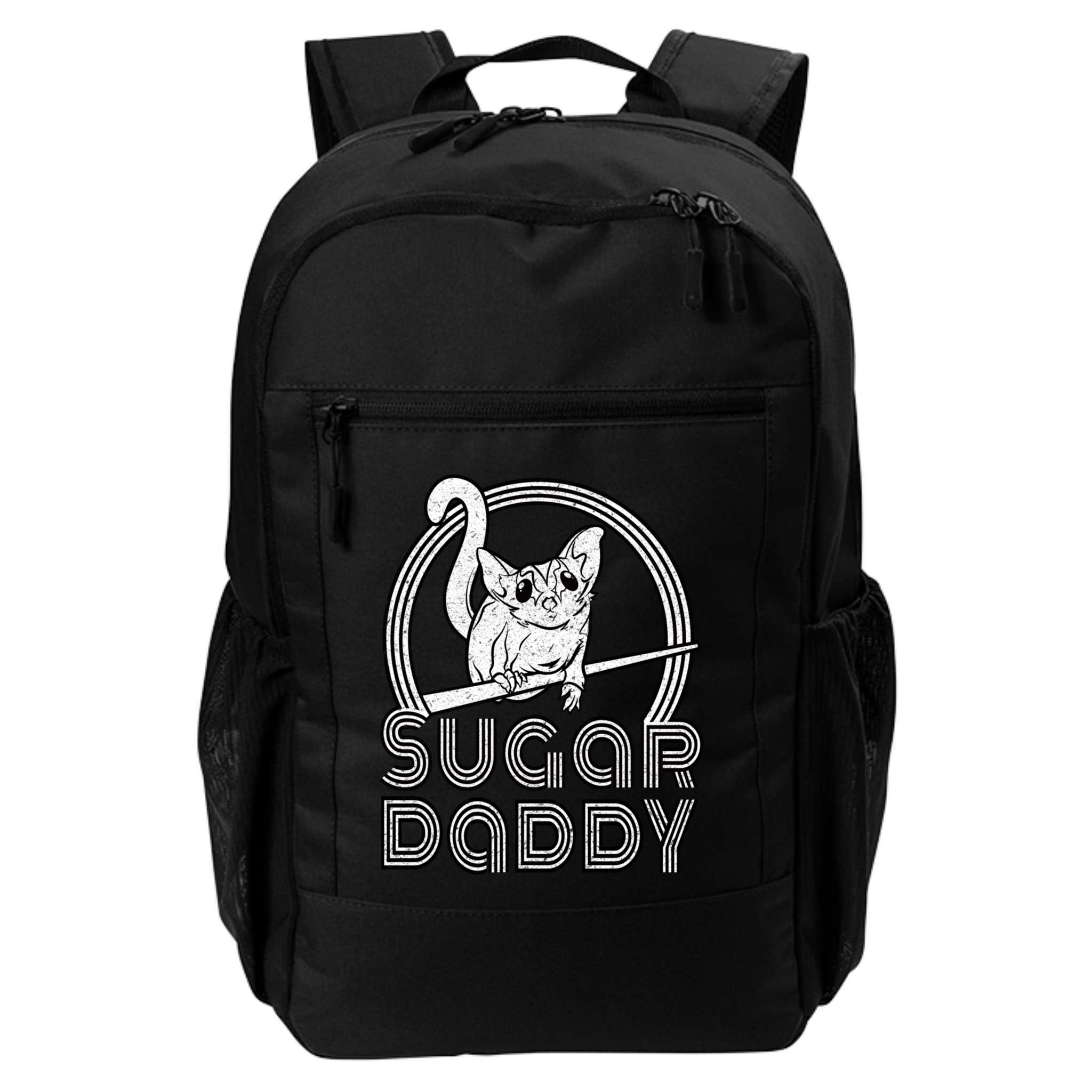 Sugar Daddy Funny Sugar Glider Gift For Sugar Glider Dads Gift Backpack