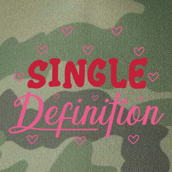 Single Definition Funny Valentines Day Single Legacy Tie Dye Trucker Hat