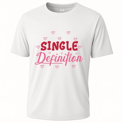 Single Definition Funny Valentines Day Single Performance Shirt