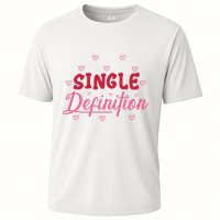 Single Definition Funny Valentines Day Single Performance Shirt