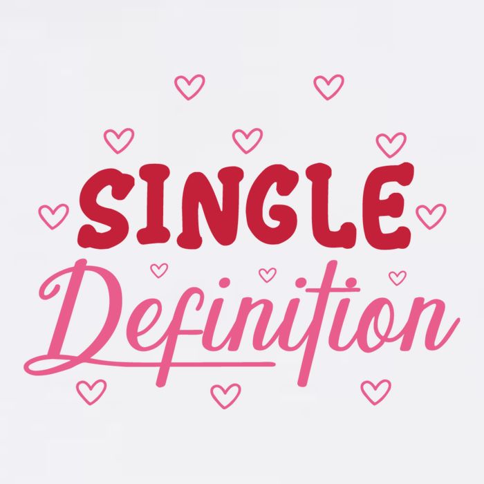 Single Definition Funny Valentines Day Single Sustainable Bucket Hat