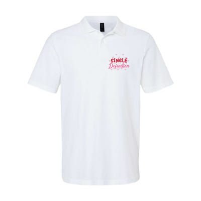 Single Definition Funny Valentines Day Single Polo