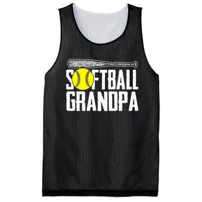 Softball Dad Fathers Day Softball Grandpa Mesh Reversible Basketball Jersey Tank