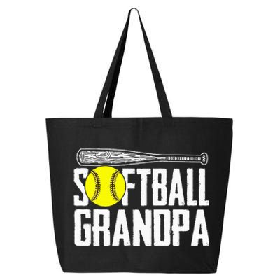 Softball Dad Fathers Day Softball Grandpa 25L Jumbo Tote