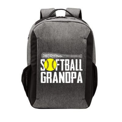 Softball Dad Fathers Day Softball Grandpa Vector Backpack