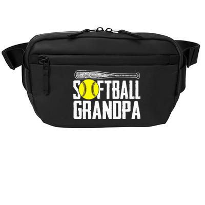 Softball Dad Fathers Day Softball Grandpa Crossbody Pack