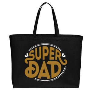 Super Dad Fathers Day Special Cotton Canvas Jumbo Tote