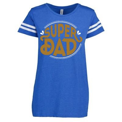 Super Dad Fathers Day Special Enza Ladies Jersey Football T-Shirt