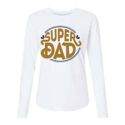 Super Dad Fathers Day Special Womens Cotton Relaxed Long Sleeve T-Shirt