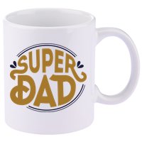 Super Dad Fathers Day Special 11oz C Handle Ceramic Mug