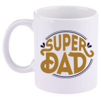 Super Dad Fathers Day Special 11oz C Handle Ceramic Mug