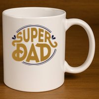 Super Dad Fathers Day Special 11oz C Handle Ceramic Mug