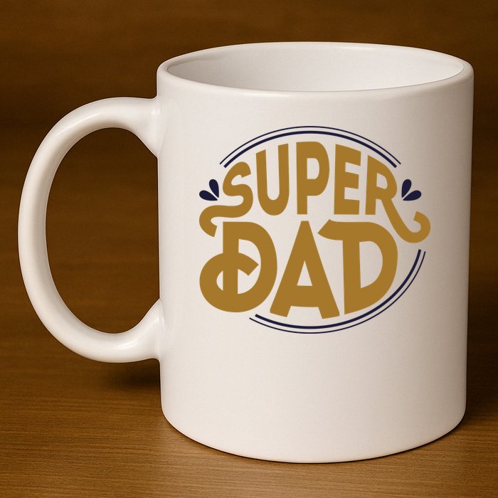 Super Dad Fathers Day Special 11oz C Handle Ceramic Mug