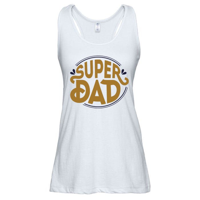 Super Dad Fathers Day Special Ladies Essential Flowy Tank