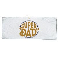 Super Dad Fathers Day Special Large Microfiber Waffle Golf Towel