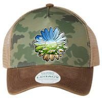Summer Daisy Field Legacy Tie Dye Trucker Hat