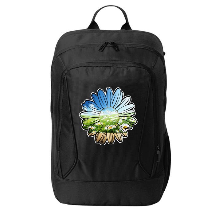 Summer Daisy Field City Backpack