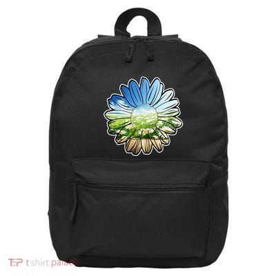 Summer Daisy Field 16 in Basic Backpack