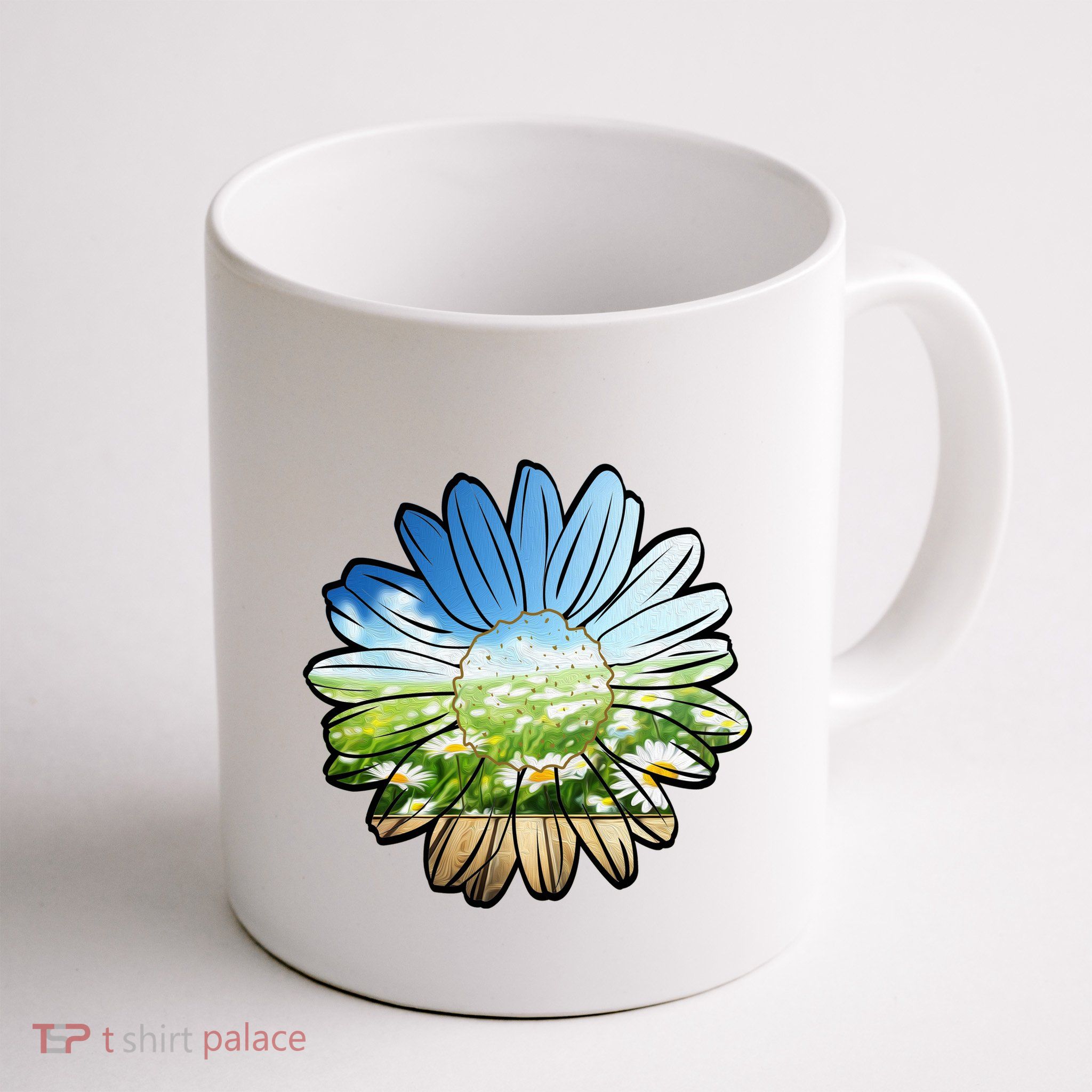 Summer Daisy Field Mug
