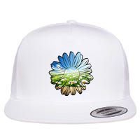 Summer Daisy Field Flatbill Hat