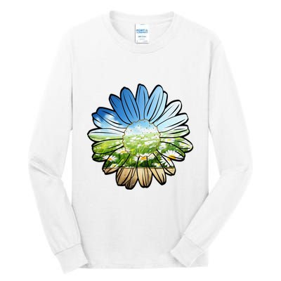 Summer Daisy Field Tall Long Sleeve T-Shirt