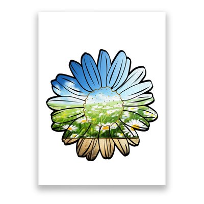 Summer Daisy Field Poster