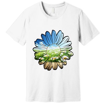 Summer Daisy Field Premium T-Shirt