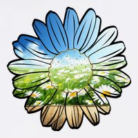 Summer Daisy Field Premium T-Shirt