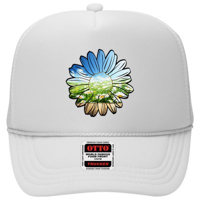 Summer Daisy Field Trucker Hat