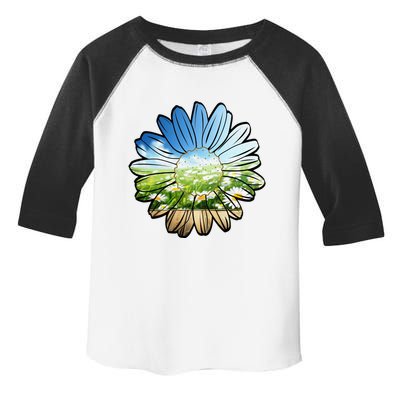 Summer Daisy Field Toddler Fine Jersey T-Shirt