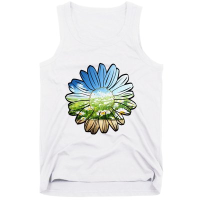 Summer Daisy Field Tank Top