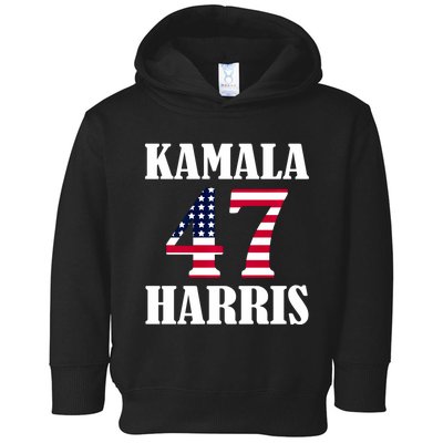 Standard Design Featuring Kamala 47 Hariis Toddler Hoodie