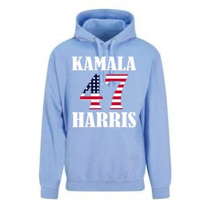 Standard Design Featuring Kamala 47 Hariis Unisex Surf Hoodie