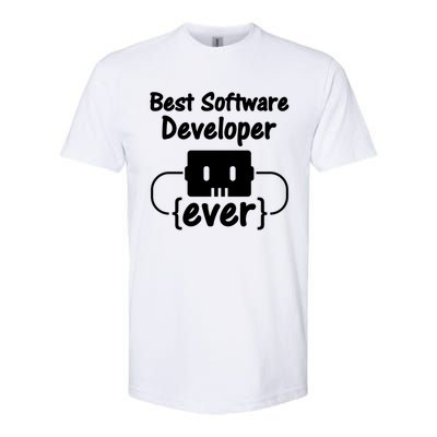 Software Developer For Coder And Software Engineer Gift Softstyle CVC T-Shirt