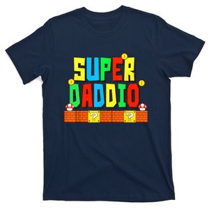 Super Daddio Funny Saying Gamer Father’s Day Gift T-Shirt