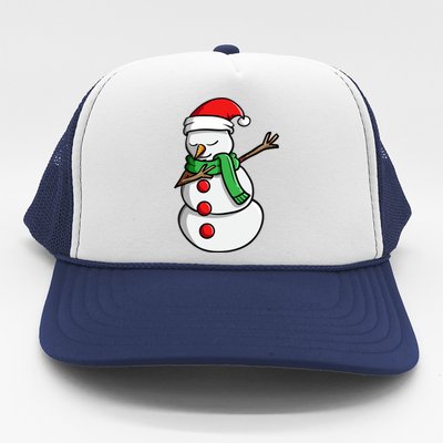 Snow Dabbing Funny Dancing Snow Christmas Gift Trucker Hat