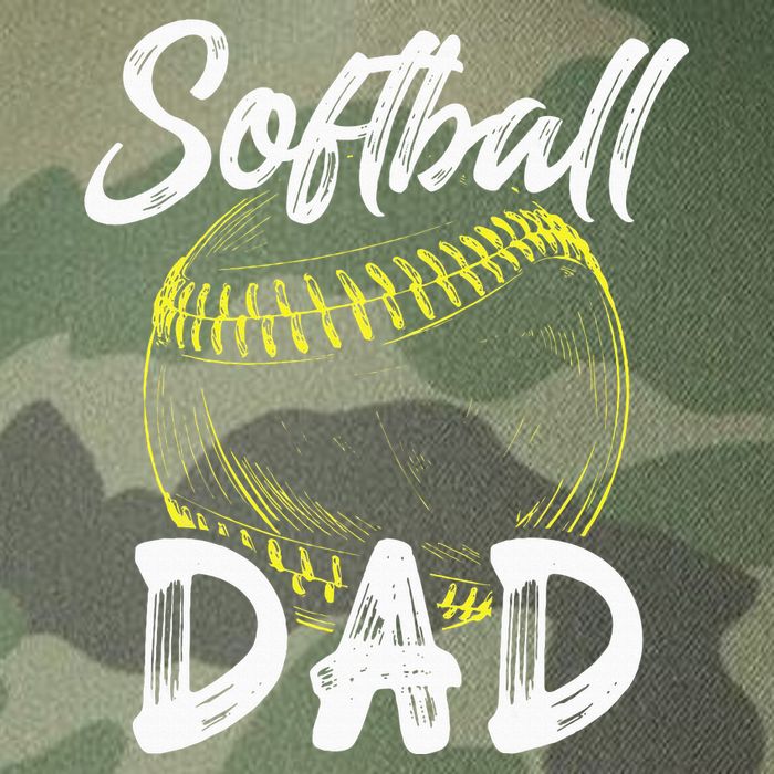 Softball Dad For Him Family Matching Player Legacy Tie Dye Trucker Hat