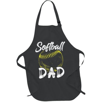 Softball Dad For Him Family Matching Player Apron