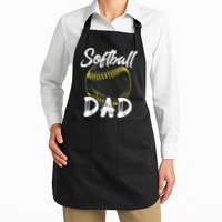 Softball Dad For Him Family Matching Player Apron