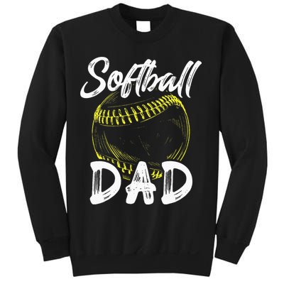 Softball Dad For Him Family Matching Player Sweatshirt