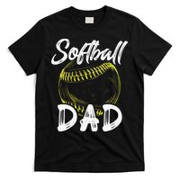 Softball Dad For Him Family Matching Player T-Shirt