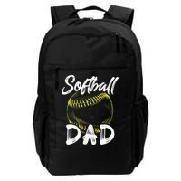 Softball Dad For Him Family Matching Player Backpack