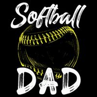 Softball Dad For Him Family Matching Player Backpack