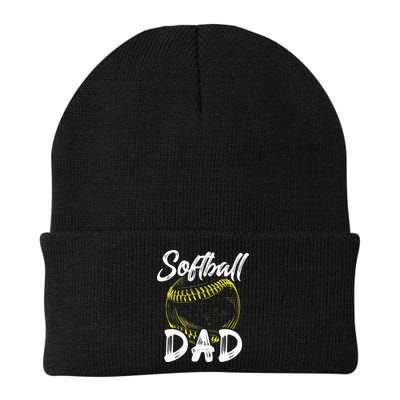 Softball Dad For Him Family Matching Player Beanie