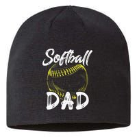 Softball Dad For Him Family Matching Player Sustainable Beanie