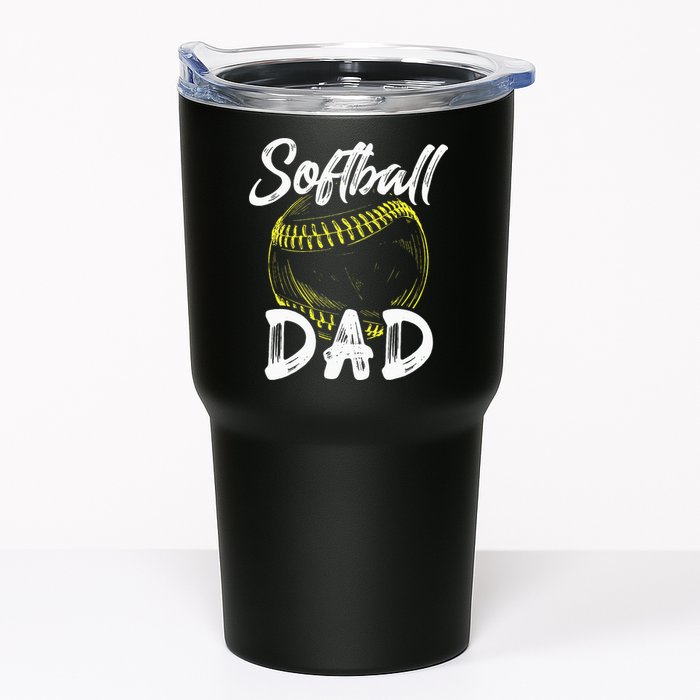 Softball Dad For Him Family Matching Player Tumbler
