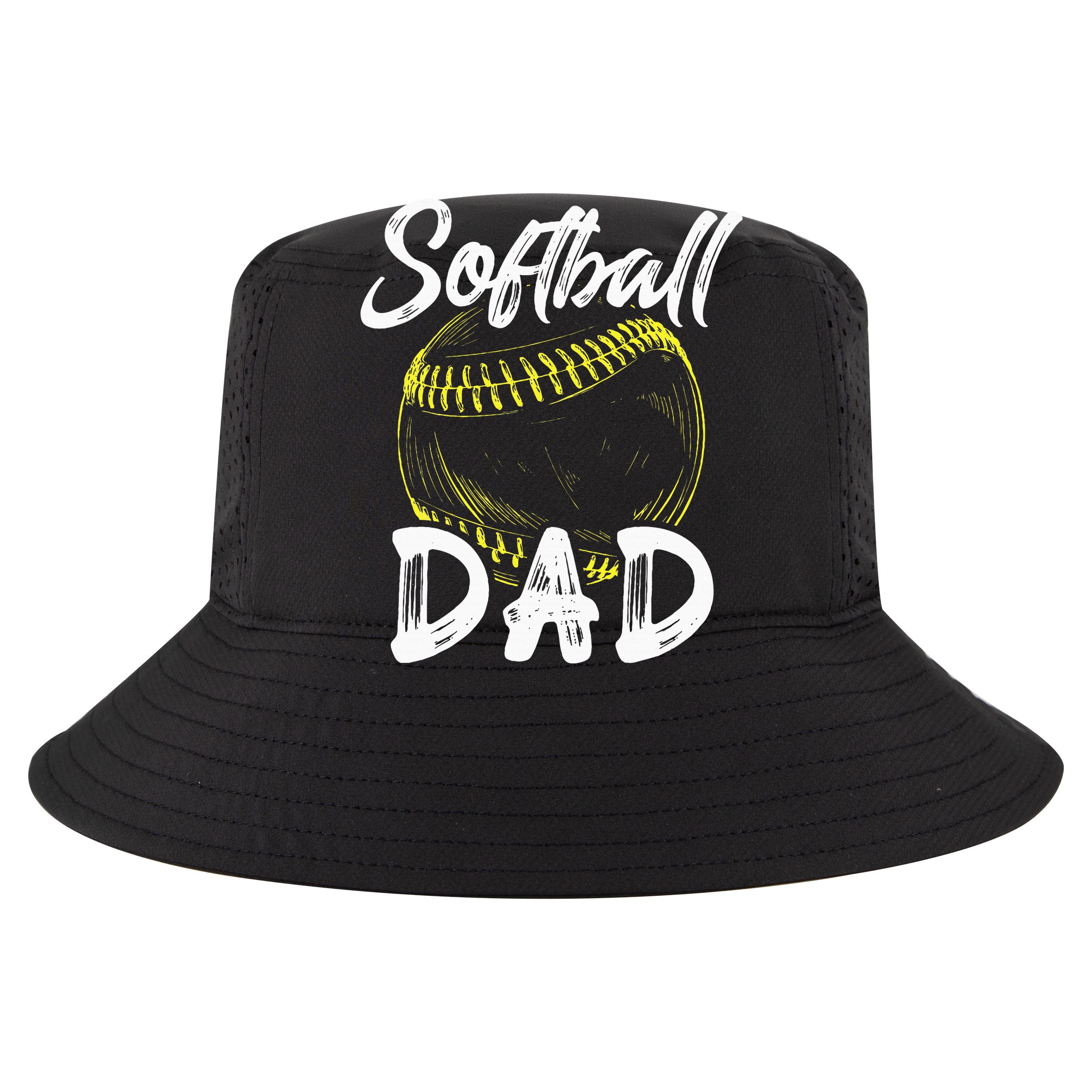 Softball Dad For Him Family Matching Player Cooling Performance Long Sleeve Crew