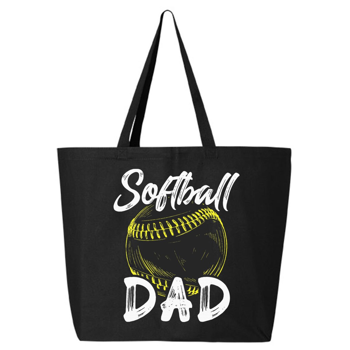 Softball Dad For Him Family Matching Player 25L Jumbo Tote