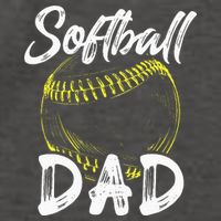 Softball Dad For Him Family Matching Player Vector Backpack