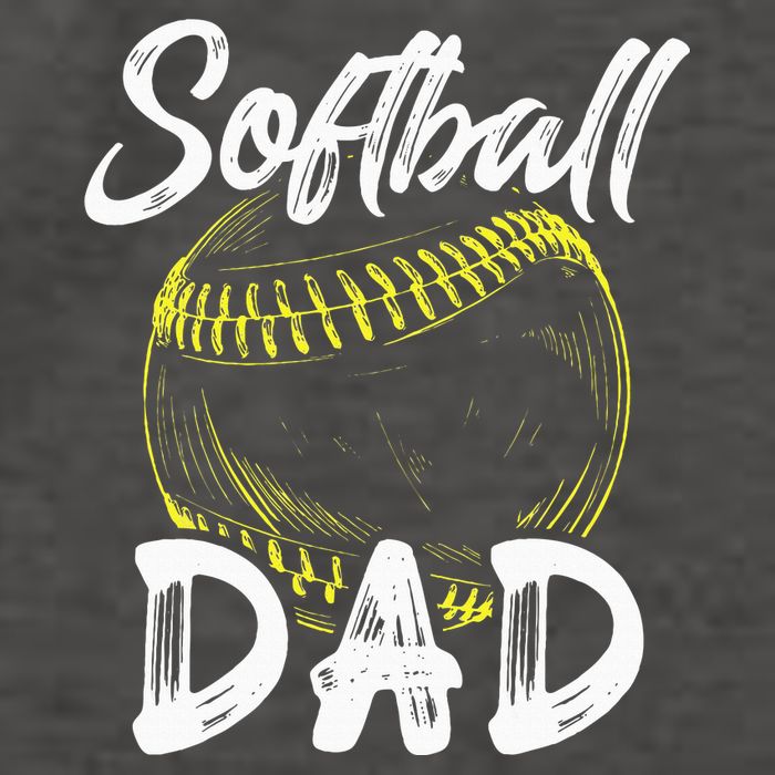 Softball Dad For Him Family Matching Player Vector Backpack